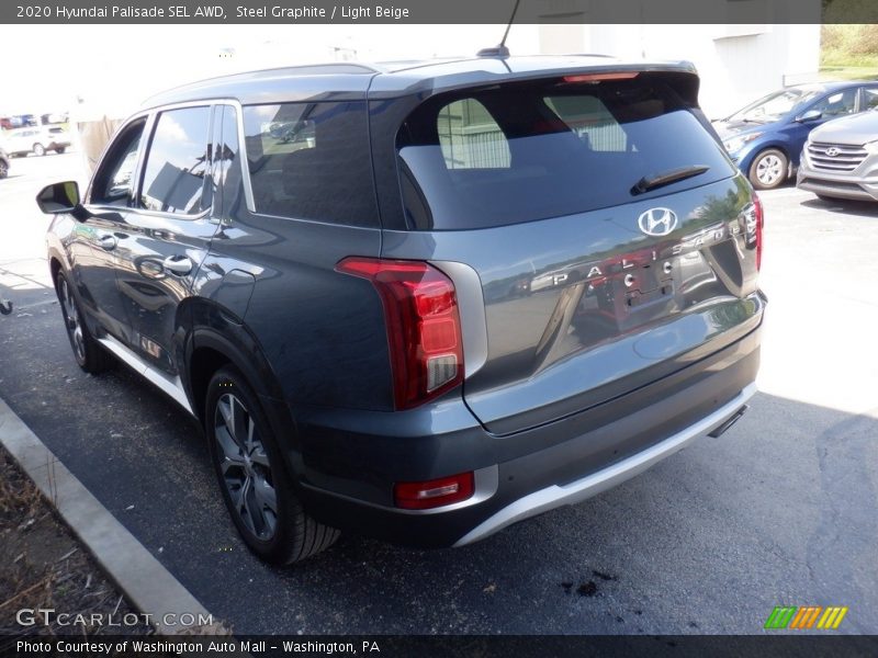Steel Graphite / Light Beige 2020 Hyundai Palisade SEL AWD