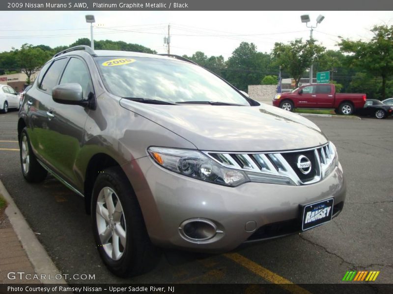 Platinum Graphite Metallic / Black 2009 Nissan Murano S AWD