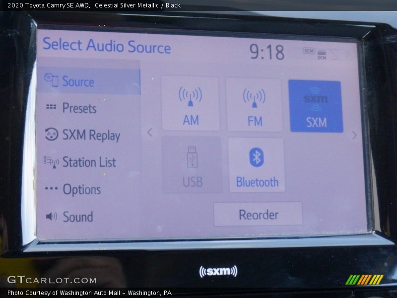 Celestial Silver Metallic / Black 2020 Toyota Camry SE AWD