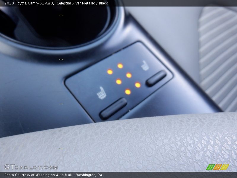 Celestial Silver Metallic / Black 2020 Toyota Camry SE AWD