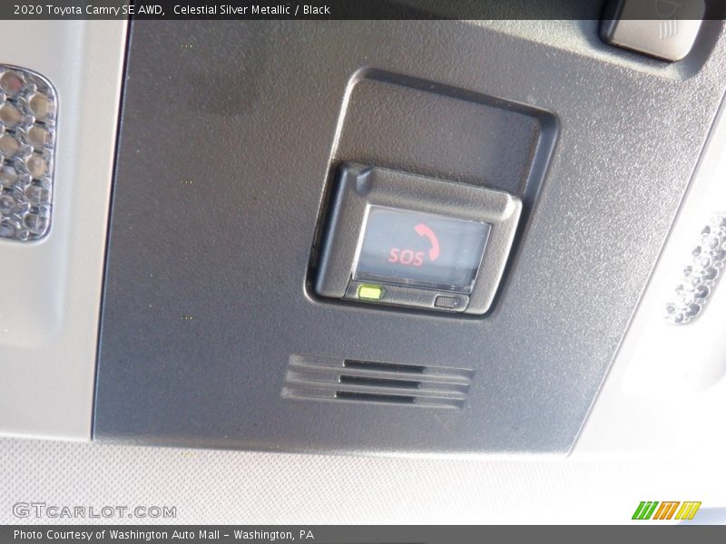 Celestial Silver Metallic / Black 2020 Toyota Camry SE AWD