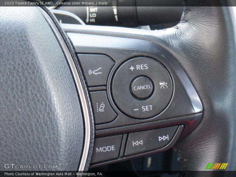 Celestial Silver Metallic / Black 2020 Toyota Camry SE AWD