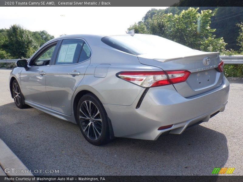 Celestial Silver Metallic / Black 2020 Toyota Camry SE AWD