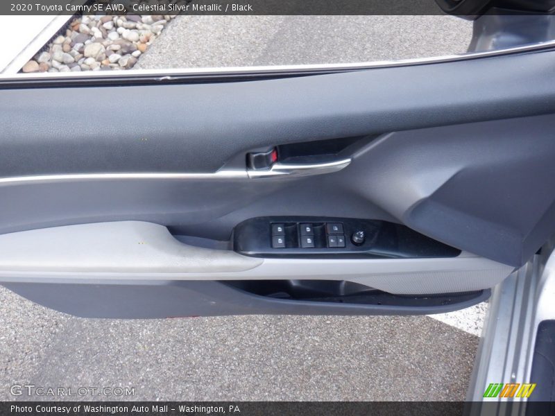 Celestial Silver Metallic / Black 2020 Toyota Camry SE AWD