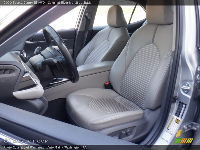 Celestial Silver Metallic / Black 2020 Toyota Camry SE AWD