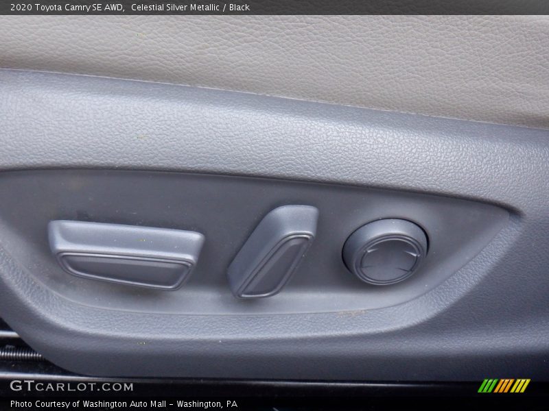 Celestial Silver Metallic / Black 2020 Toyota Camry SE AWD
