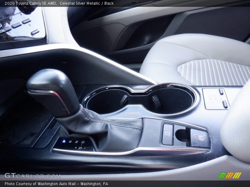 Celestial Silver Metallic / Black 2020 Toyota Camry SE AWD
