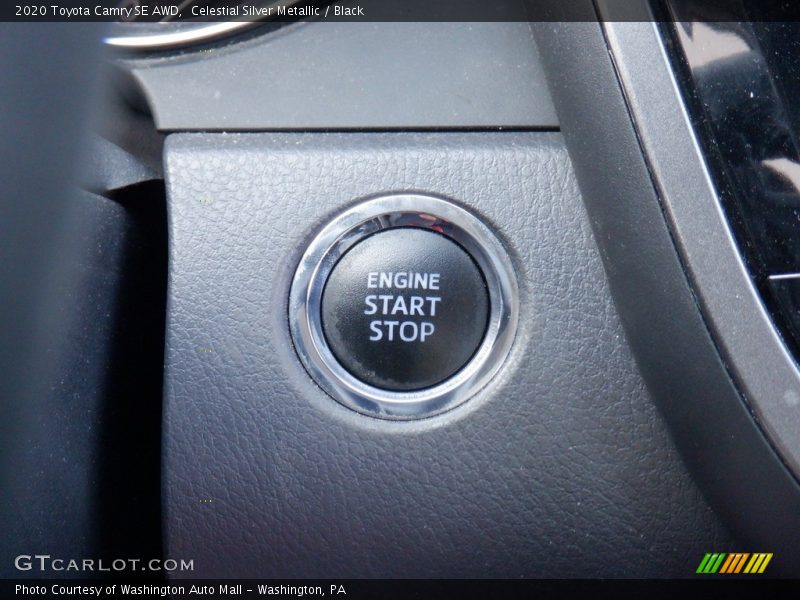 Celestial Silver Metallic / Black 2020 Toyota Camry SE AWD
