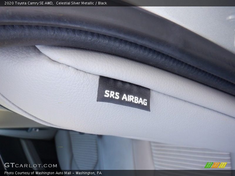 Celestial Silver Metallic / Black 2020 Toyota Camry SE AWD