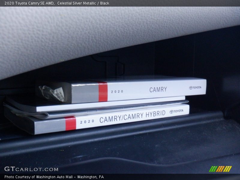 Celestial Silver Metallic / Black 2020 Toyota Camry SE AWD