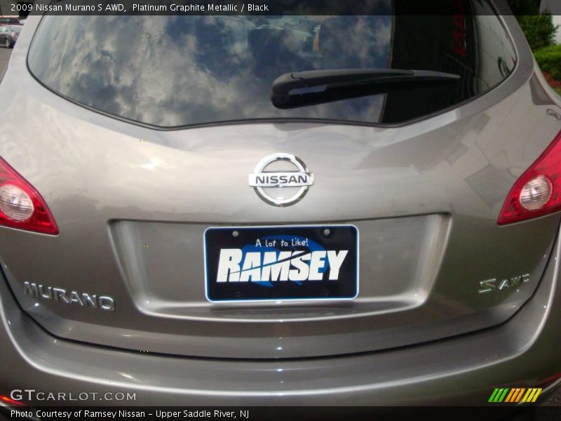 Platinum Graphite Metallic / Black 2009 Nissan Murano S AWD