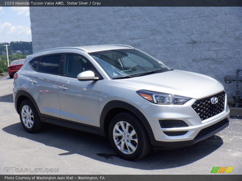 Stellar Silver / Gray 2020 Hyundai Tucson Value AWD