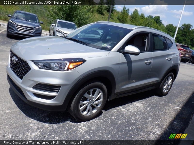 Stellar Silver / Gray 2020 Hyundai Tucson Value AWD