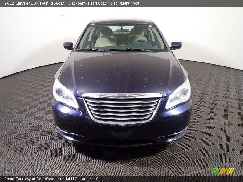 Blackberry Pearl Coat / Black/Light Frost 2012 Chrysler 200 Touring Sedan