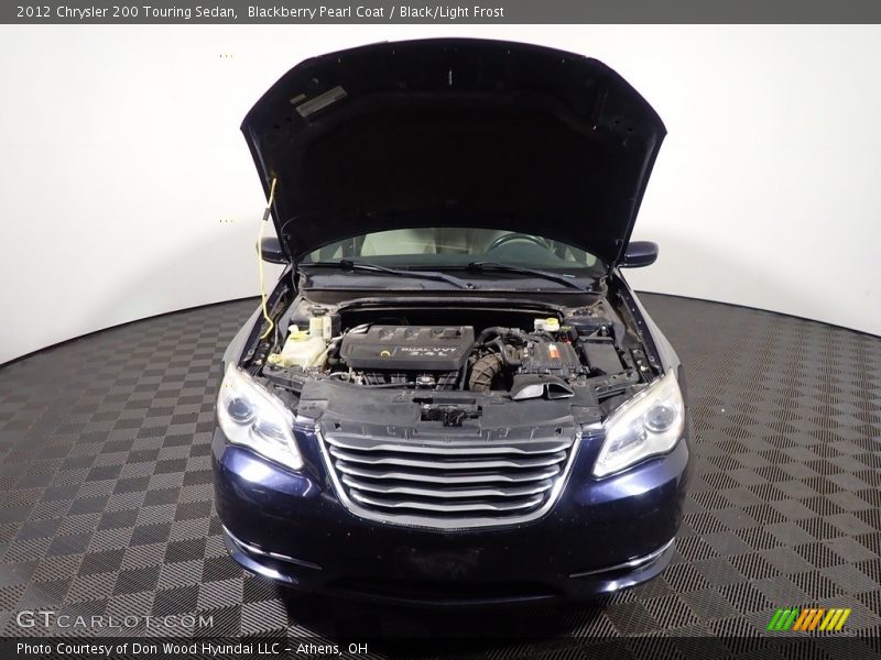 Blackberry Pearl Coat / Black/Light Frost 2012 Chrysler 200 Touring Sedan