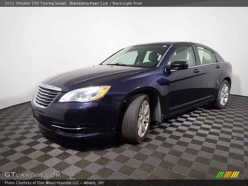 Blackberry Pearl Coat / Black/Light Frost 2012 Chrysler 200 Touring Sedan