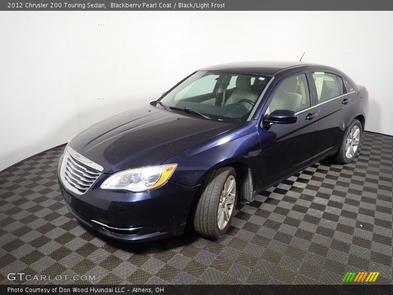 Blackberry Pearl Coat / Black/Light Frost 2012 Chrysler 200 Touring Sedan