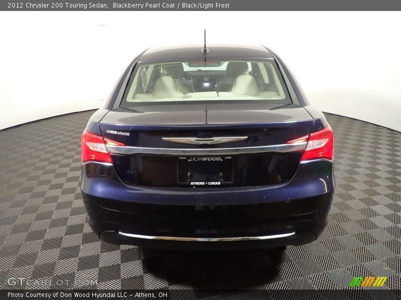 Blackberry Pearl Coat / Black/Light Frost 2012 Chrysler 200 Touring Sedan
