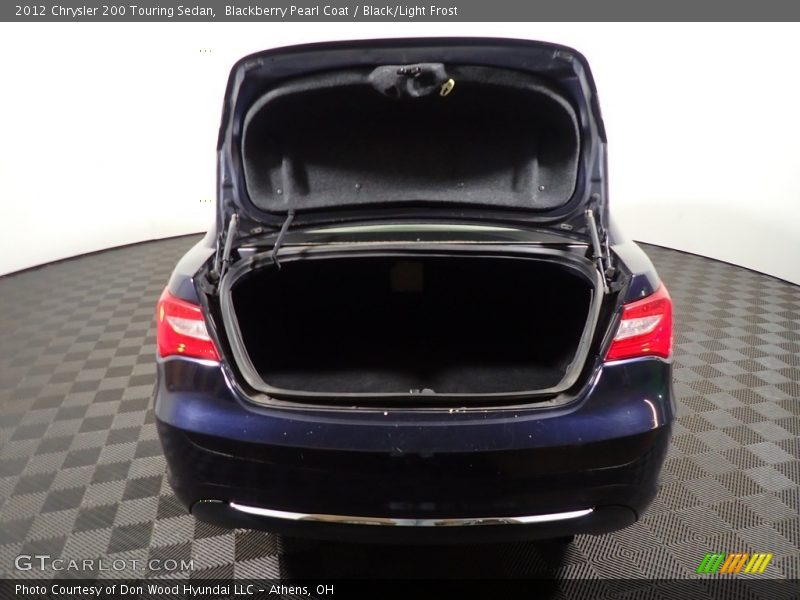 Blackberry Pearl Coat / Black/Light Frost 2012 Chrysler 200 Touring Sedan