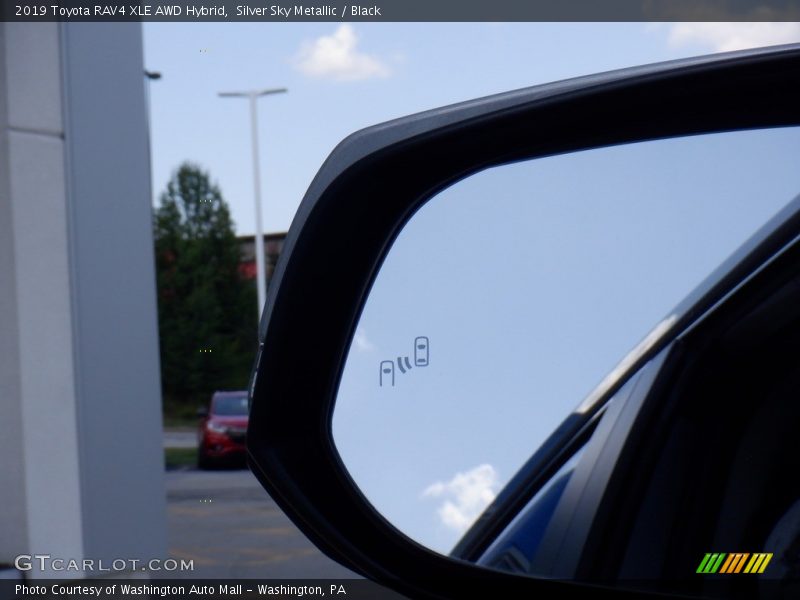 Silver Sky Metallic / Black 2019 Toyota RAV4 XLE AWD Hybrid