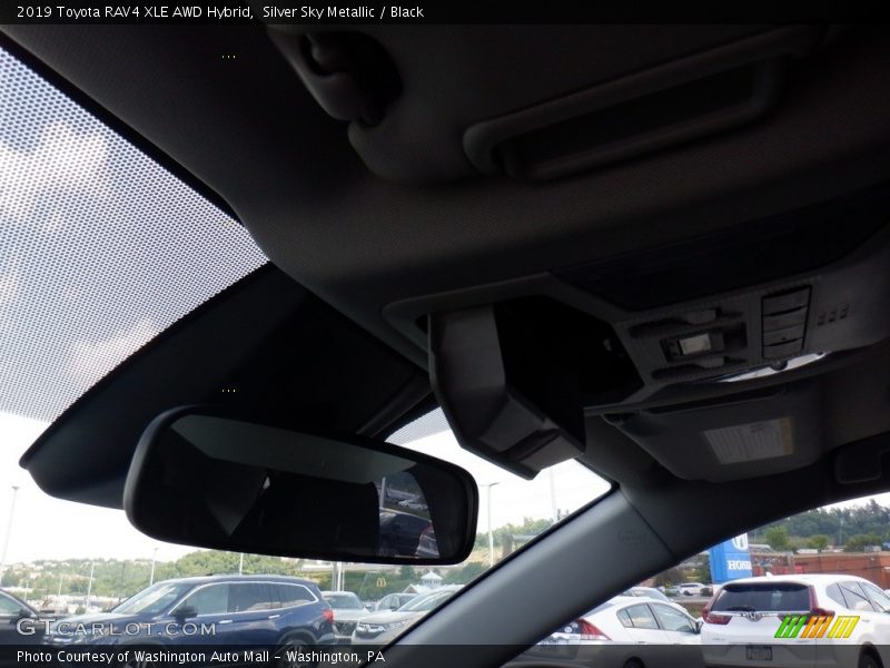 Silver Sky Metallic / Black 2019 Toyota RAV4 XLE AWD Hybrid