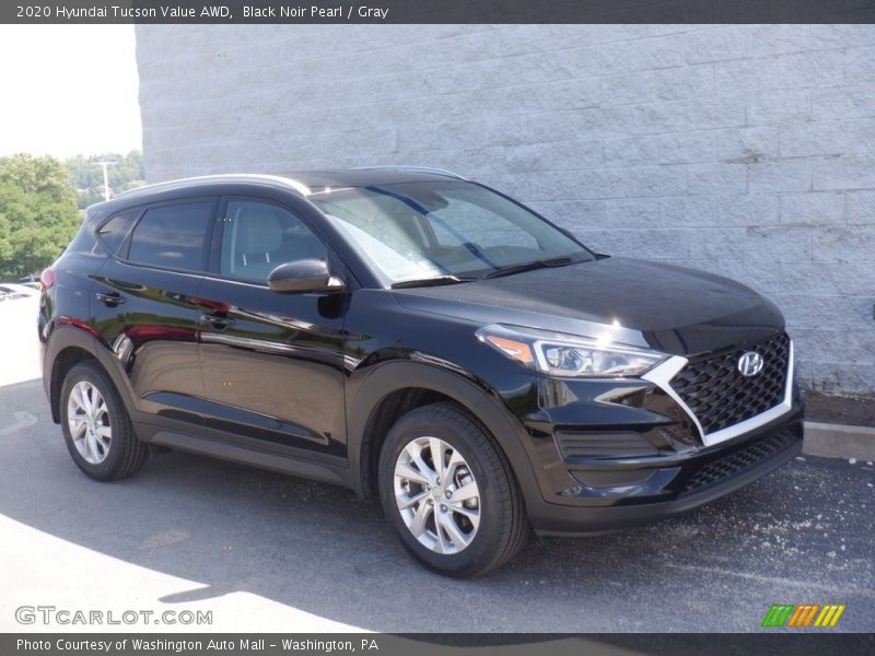 Black Noir Pearl / Gray 2020 Hyundai Tucson Value AWD