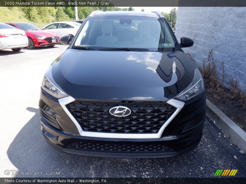 Black Noir Pearl / Gray 2020 Hyundai Tucson Value AWD