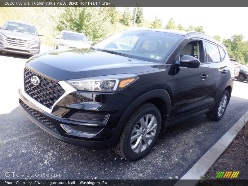 Black Noir Pearl / Gray 2020 Hyundai Tucson Value AWD