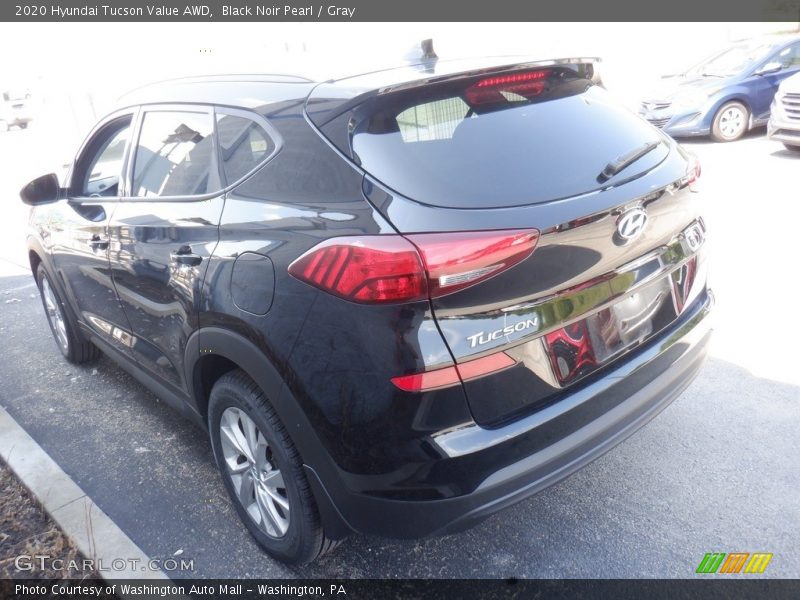 Black Noir Pearl / Gray 2020 Hyundai Tucson Value AWD