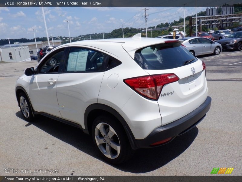 White Orchid Pearl / Gray 2018 Honda HR-V LX AWD