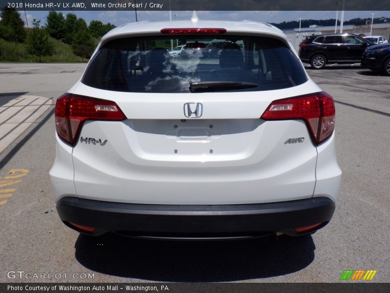White Orchid Pearl / Gray 2018 Honda HR-V LX AWD