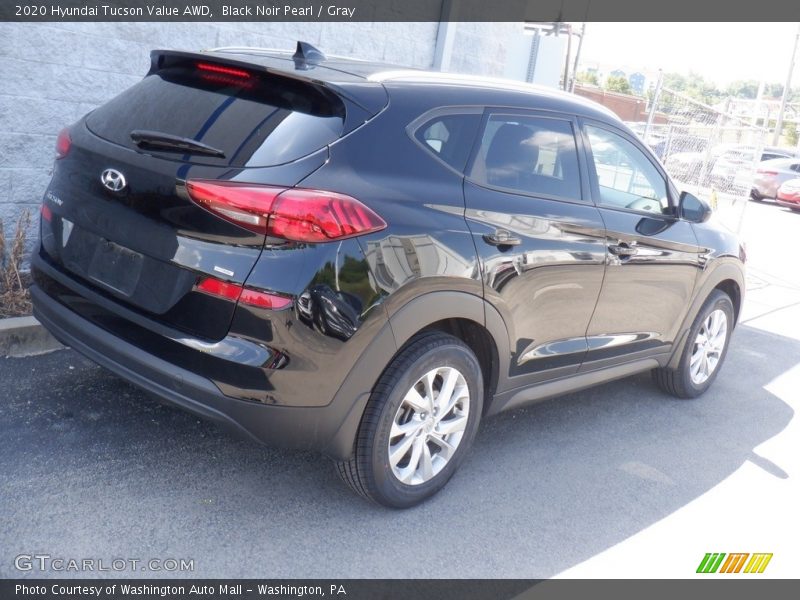 Black Noir Pearl / Gray 2020 Hyundai Tucson Value AWD