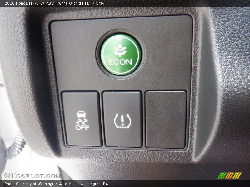 White Orchid Pearl / Gray 2018 Honda HR-V LX AWD