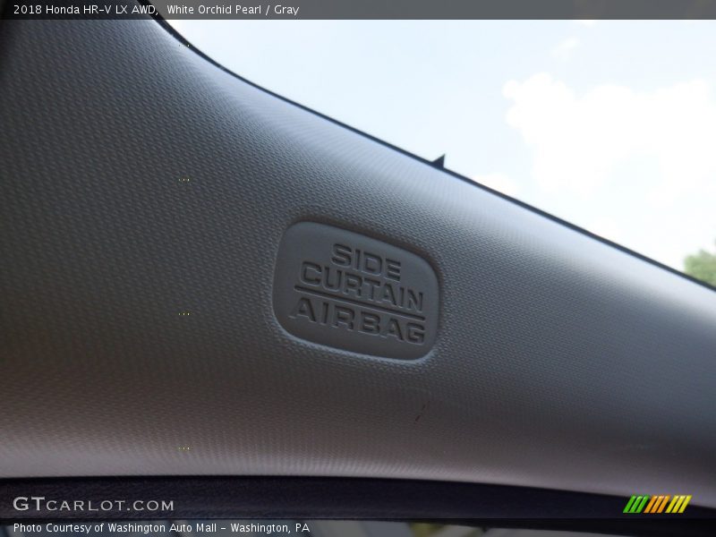 White Orchid Pearl / Gray 2018 Honda HR-V LX AWD