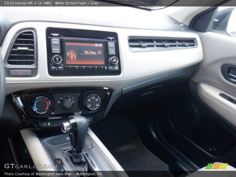 White Orchid Pearl / Gray 2018 Honda HR-V LX AWD