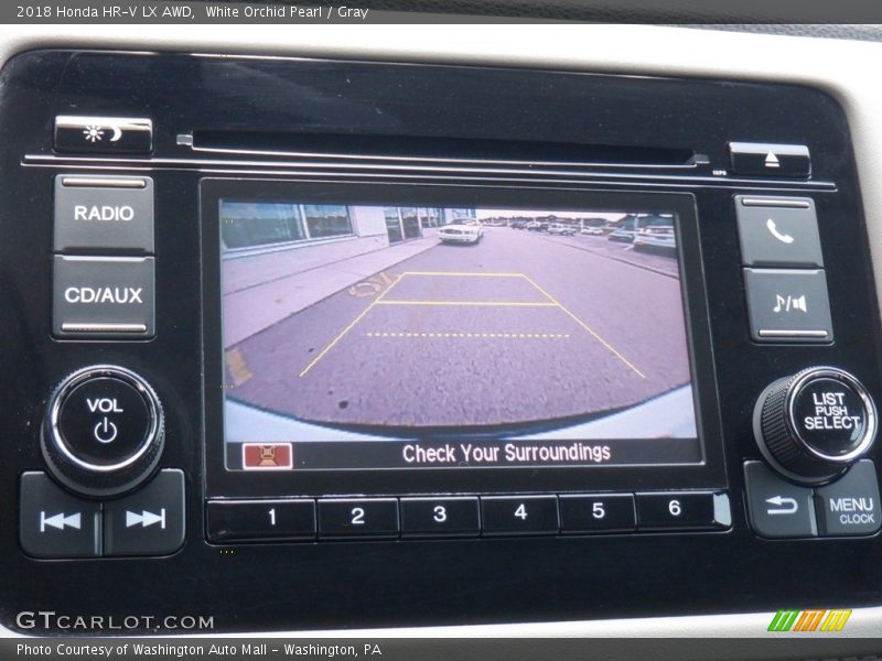 White Orchid Pearl / Gray 2018 Honda HR-V LX AWD
