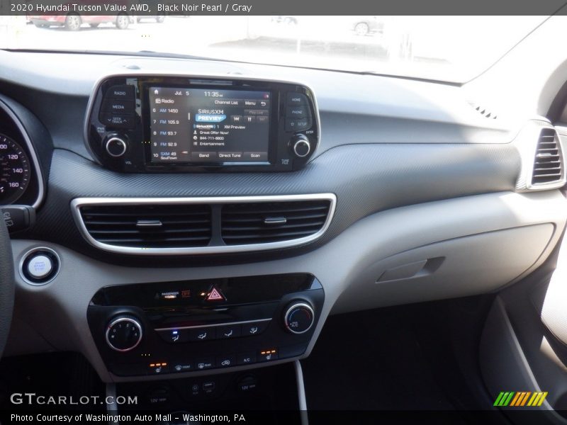 Black Noir Pearl / Gray 2020 Hyundai Tucson Value AWD