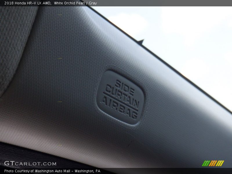 White Orchid Pearl / Gray 2018 Honda HR-V LX AWD