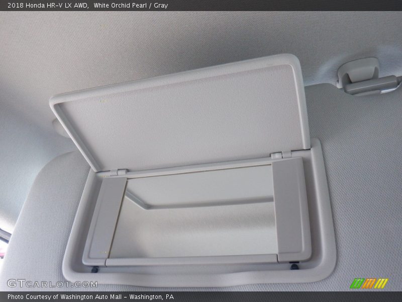 White Orchid Pearl / Gray 2018 Honda HR-V LX AWD