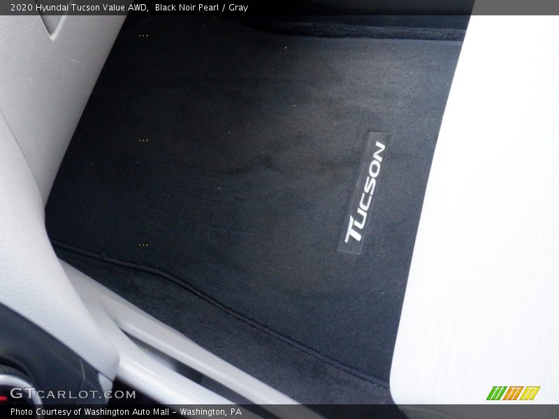 Black Noir Pearl / Gray 2020 Hyundai Tucson Value AWD