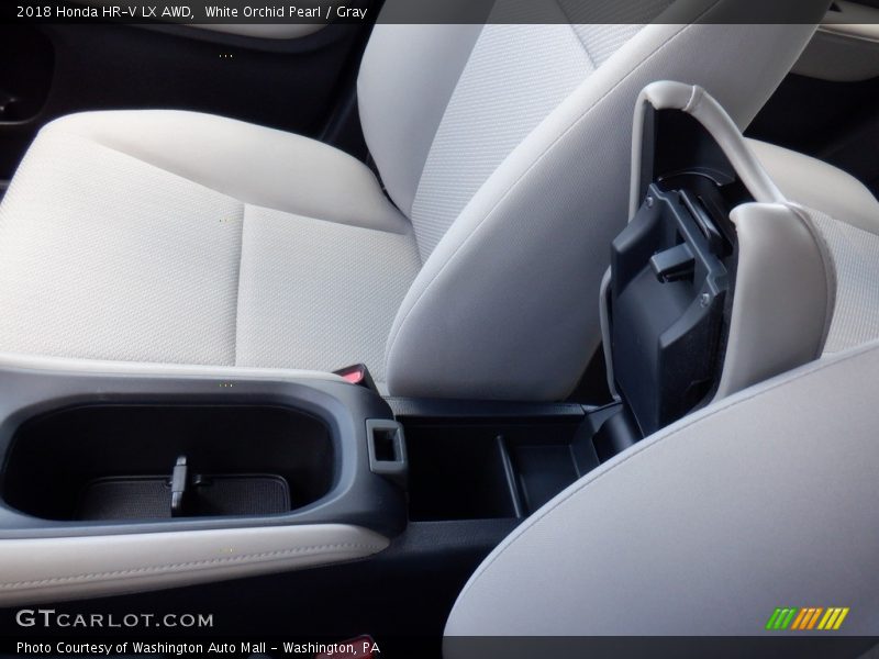 White Orchid Pearl / Gray 2018 Honda HR-V LX AWD