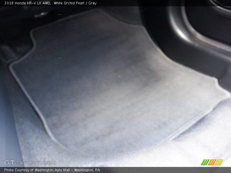 White Orchid Pearl / Gray 2018 Honda HR-V LX AWD