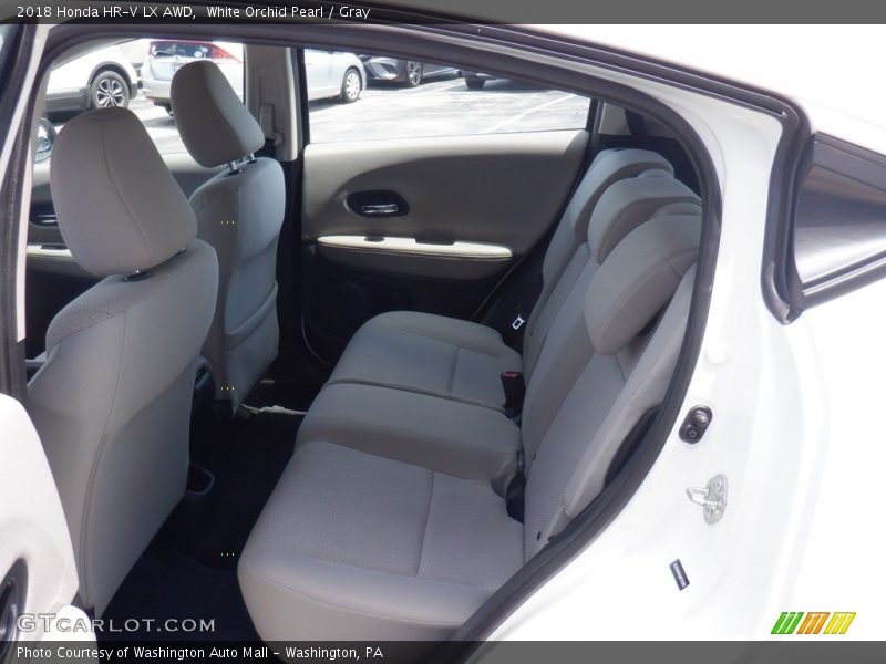 White Orchid Pearl / Gray 2018 Honda HR-V LX AWD