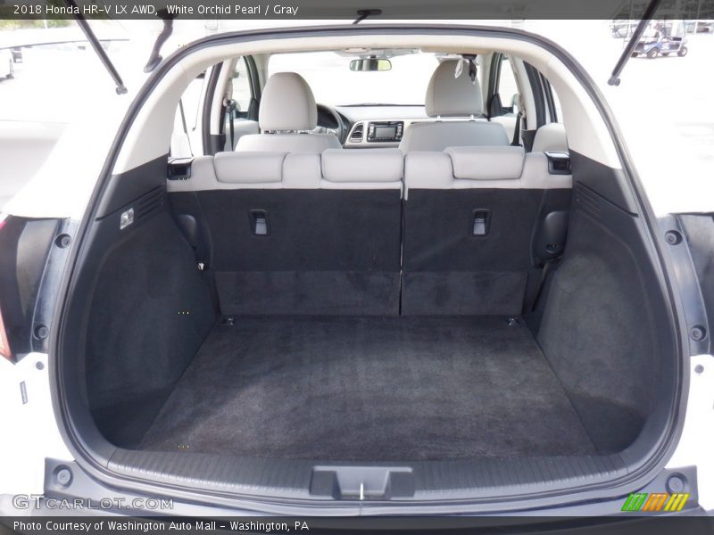 White Orchid Pearl / Gray 2018 Honda HR-V LX AWD