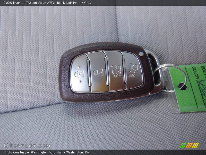 Black Noir Pearl / Gray 2020 Hyundai Tucson Value AWD