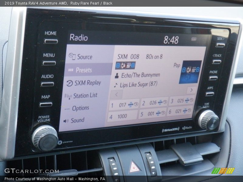 Controls of 2019 RAV4 Adventure AWD