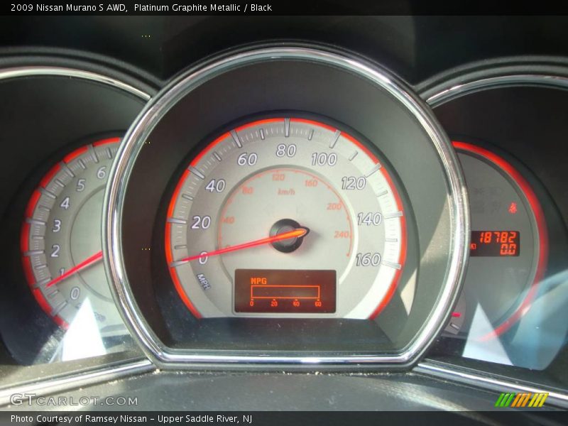 Platinum Graphite Metallic / Black 2009 Nissan Murano S AWD