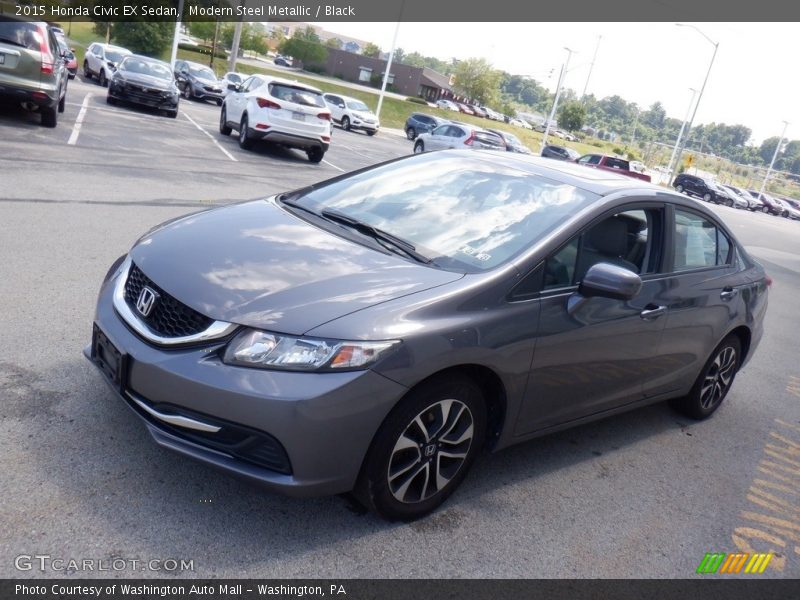 Front 3/4 View of 2015 Civic EX Sedan