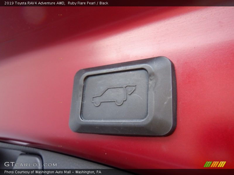 Ruby Flare Pearl / Black 2019 Toyota RAV4 Adventure AWD