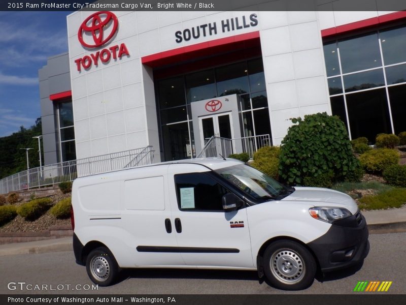 Bright White / Black 2015 Ram ProMaster City Tradesman Cargo Van